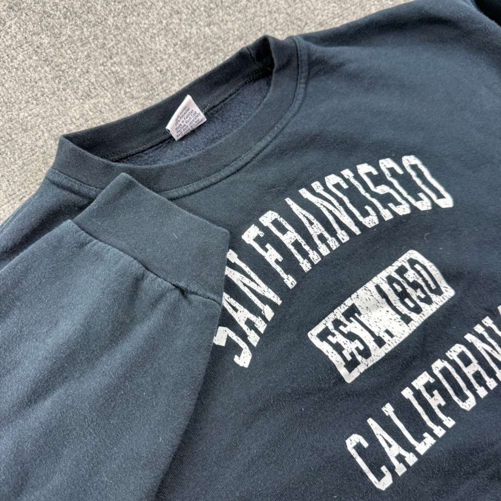 Republic Blues Sweatshirt 2XL Black San Francisco California Graphic Mens